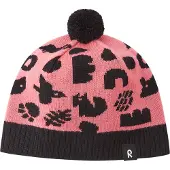 Reima Kids' Beanie Kuviot Pink Coral Pipot 48-50