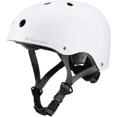Wozinsky BMX Bicycle Helmet/Scooter Light 54-58 cm - White