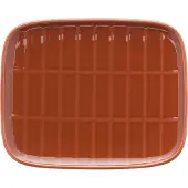 Marimekko Tiiliskivi Plate 12X15Cm - Brown - 12X 15CM