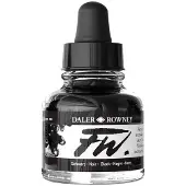 Daler Rowney FW Acrylic ink 29,5ml 028 Black (India)