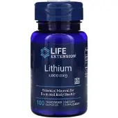 Life Extension Elävien Päivien Pituus, Litium, 1 000 mikrogammaa, 100 kasvikapselia