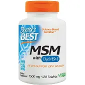 Doctors Best OptiMSM-vegaaninen MSM, 1500 mg - 120 tablettia