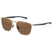 Porsche Design P8979 Aurinkolasit 57/18/145 Kulta/musta Metalli MIEHET P8979