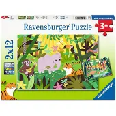 Ravensburger Palapeli Little Explorers 2x12 Palaa