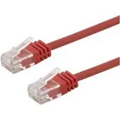 Deltaco patch cable - 5 m - red - Punainen