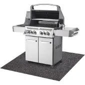 Rugsx Estera protectora para parrilla GIN 1206 para terraza, exterior - marrón claro 120x200 cm