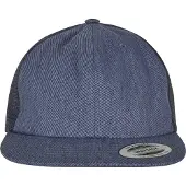Flexfit Lippalakki 'Denim Trucker' sininen denim / valkoinen