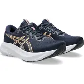 Asics for woman. 1012B861 GEL-Excite 11 navy sneakers (40.5), Fabric, Flat, Laces, Casual, Sport, Running