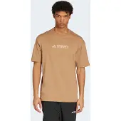 Adidas Tx Logo Tee - Beige - S