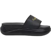Pepe Jeans for woman. PLS700001 Bella Log sandals black (41), Flat, None, Beachwear, Polyurethane