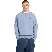 Timberland Exeter River Loopback Crew Neck Sweatshirt Stone Wash - Blue - M