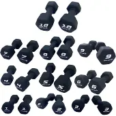 Master Fitness Neoprenhantlar i par, Hantlar Neoprene - 6 kg