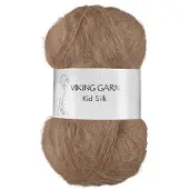 Viking Garn Kid- Silk Lanka Silk Mohair 25 g Vaaleanruskea 309