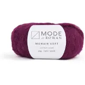 Adlibris Mohair Soft mohairsekoitelanka 50gr Wine 208, Mode at Rowan