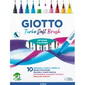Adlibris Turbo Soft Brush Pen Intense 10-setti