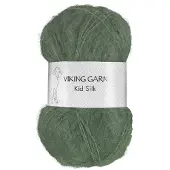 Viking Garn Kid/Silk 25 g Dark Green 334