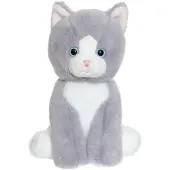 Teddykompaniet Kittens, Grey - Grey - H:17CM