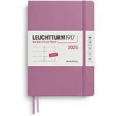 Adlibris Kalenteri Weekly Planner 2026 A5 Dusty Rose
