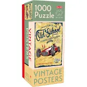 Tactic palapeli Vintage Posters Vanhanajan autokilpailut 1000 palaa
