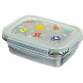 Teddykompaniet - Lunchbox Stainless Steel - Multi/patterned - H:17CM