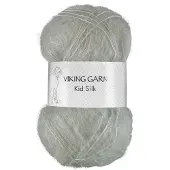 Viking Garn Kid- Silk Lanka Silk Mohair 25 g Utuinen vaaleanvihreä 384