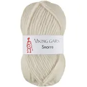 Viking Garn Snorre 100 g Luonnonvalkoinen 202