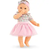 Simba - Large Baby Doll with Flowers 36cm