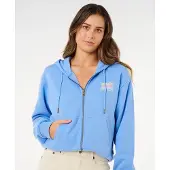 Rip Curl Aloha Vetoketjullinen Huppari cornflower blue Koko XS