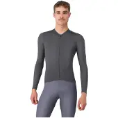 Castelli Espresso 2 LS-pitkähihainen pyöräilypaita smoky grey miehet