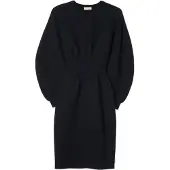 GOBI Cashmere Mekko 'Cashmere Sculptural Dress' musta
