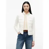 Tommy Hilfiger Lw Down Knit Mix Jacket - Cream - S