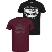 Lonsdale Torbay Lyhythihainen T-paita 2 Yksiköt