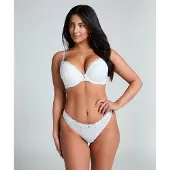 Hunkemoller Stringit 'Marine' valkoinen