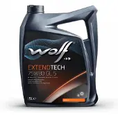 WOLF Vaihteistoöljy 8337772 EXTENDTECH 75W80 GL 5, 5 litraa