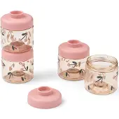 Liewood Dominique lastenruokapurkit 100 ml 4-pack Cherry heart-Rosey