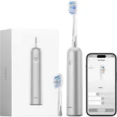 Laifen Wave Pro LFTB02-A Aluminium Alloy sähköhammasharja Silver 1 kpl