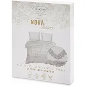 Eurofirany RETRO vuodevaatteet 160x200 pitsi hopea