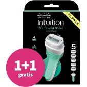 Wilkinson Intuition 2in1 Soap & Shave Sensitive partakone + vaihtopää