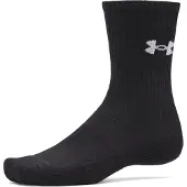Under Armour Performance Crew Sukat Musta 3‑pakkaus