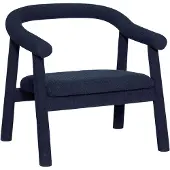 Hubsch Ouli Armchair Dark Blue - Nojatuolit Kumipuu Tummansininen - 422110