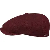Stetson Men's Hatteras Wool Herringbone Red Lippalakit M
