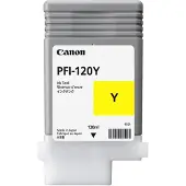 Canon PFI-120 Y -mustesäiliö, keltainen, 130 ml