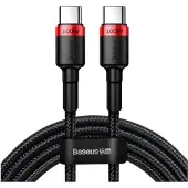 Baseus Cafule USB-C Kaapeli - 2m - Punainen / Musta