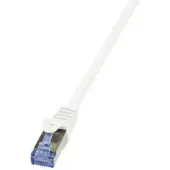 Logilink 5m Cat7 S/FTP, 5 m, Cat7, S/FTP (S-STP), RJ-45, RJ-45, Valkoinen (CQ4071S)