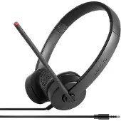Lenovo Essential Stereo Analog Headset -kuulokemikrofoni, musta