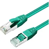 Microconnect Cat6a S/FTP RJ45 15m -verkkokaapeli, vihreä