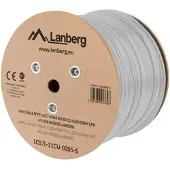 Lanberg 305 Meter Cat7 SFTP Solid CU LSZH Ulkokaapeli harmaa CPR + Fluke Passe