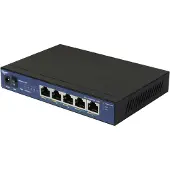 ALLNET 201875, Hallitsematon, 2.5G Ethernet (100/1000/2500), Power over Ethernet -tuki, Työpöytä-/seinäkiinnitys, Seinäkiinnitteinen (ALL-SG8005P-2.5G)