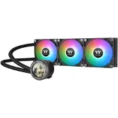 Thermaltake TH360 V2 Ultra, All-in-one-nesteenjäähdytin, 12 cm, 500 RPM, 2000 RPM, Musta (CL-W384-PL12SW-A)