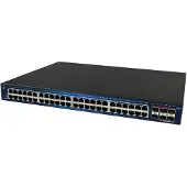 ALLNET 209905, Hallittu, L2, Gigabit Ethernet (10/100/1000), Täysin kaksipuolinen, Telineasennus (ALL-SG8454M-10G)